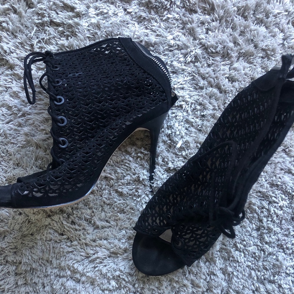 ZARA LACE UP HEELS